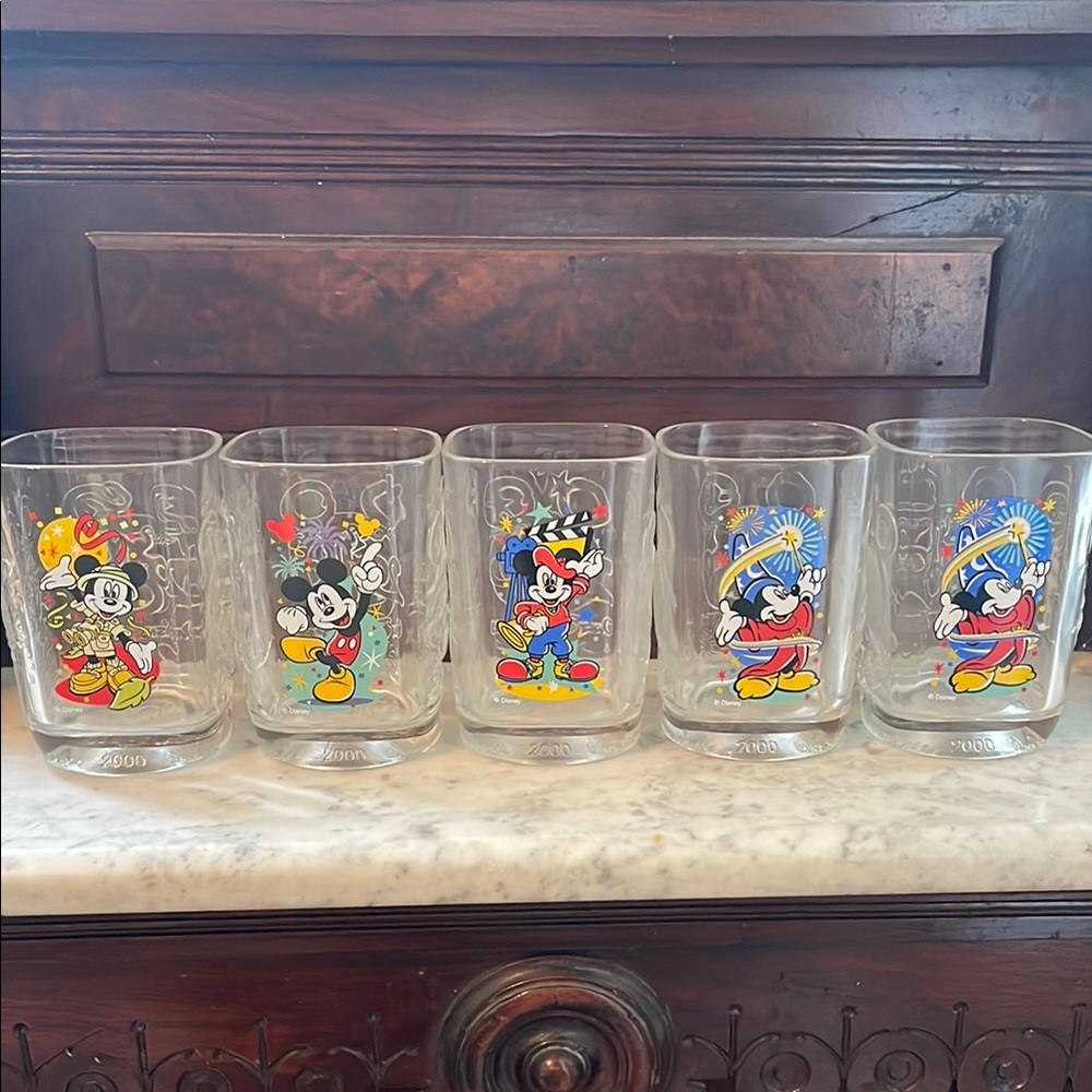 Walt Disney World 2000 Celebration McDonald’s Glass Set